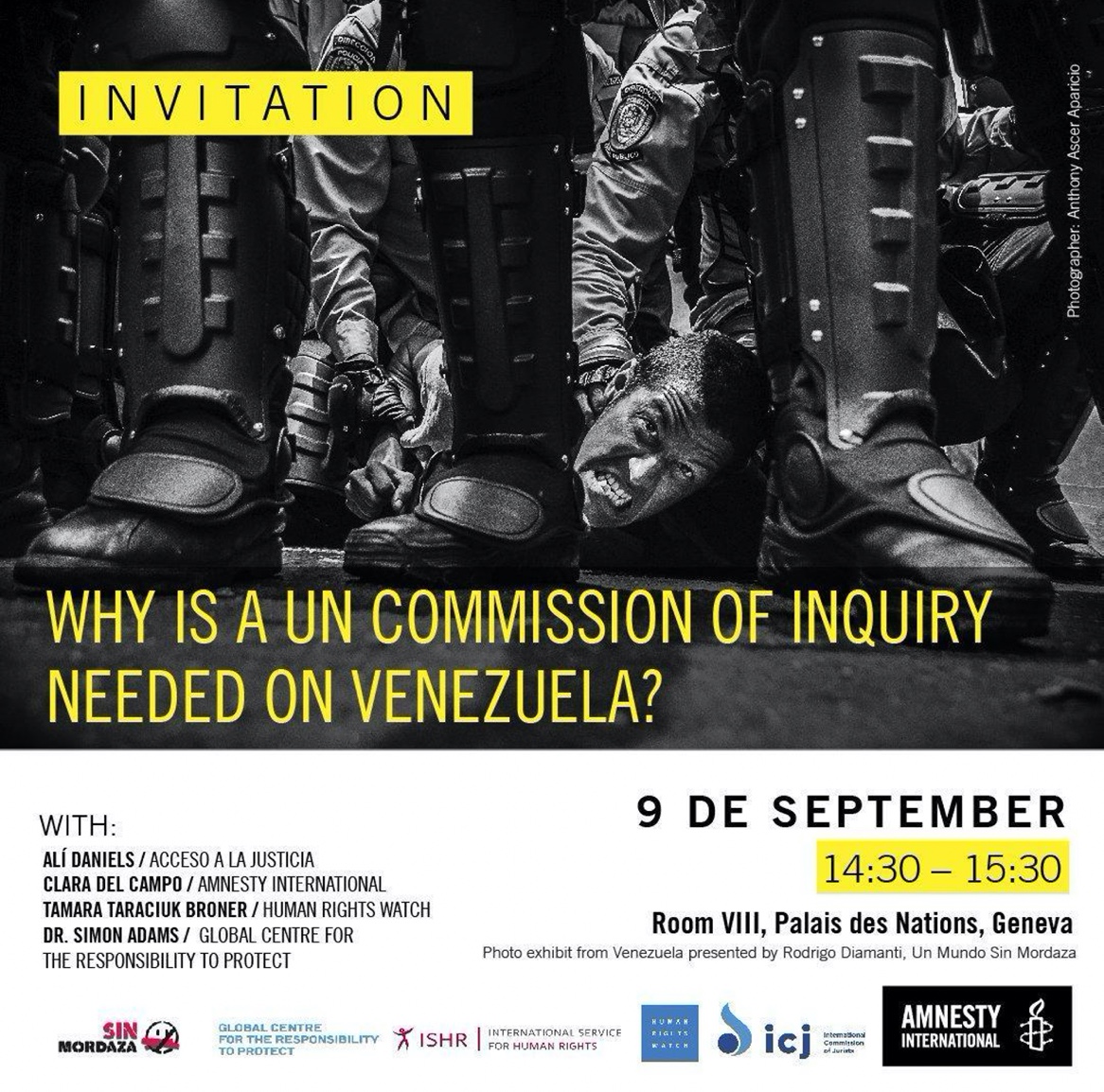 Invitation to Human Rights Council Side Event 